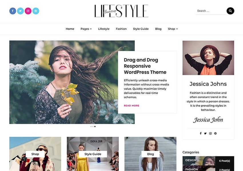 Bootstrap Blog