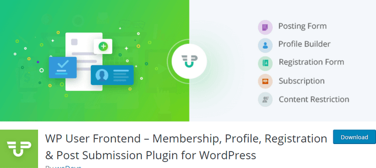 Wp User Frontend