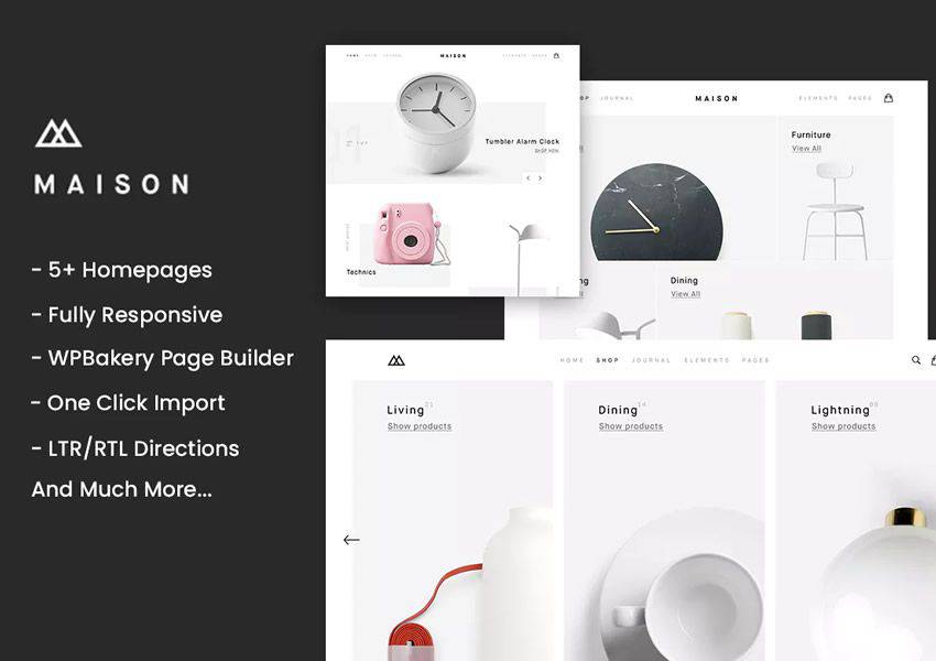 Free Ecommerce Shopping Maison
