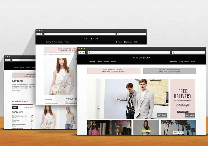 Free Ecommerce Shopping Wooshop